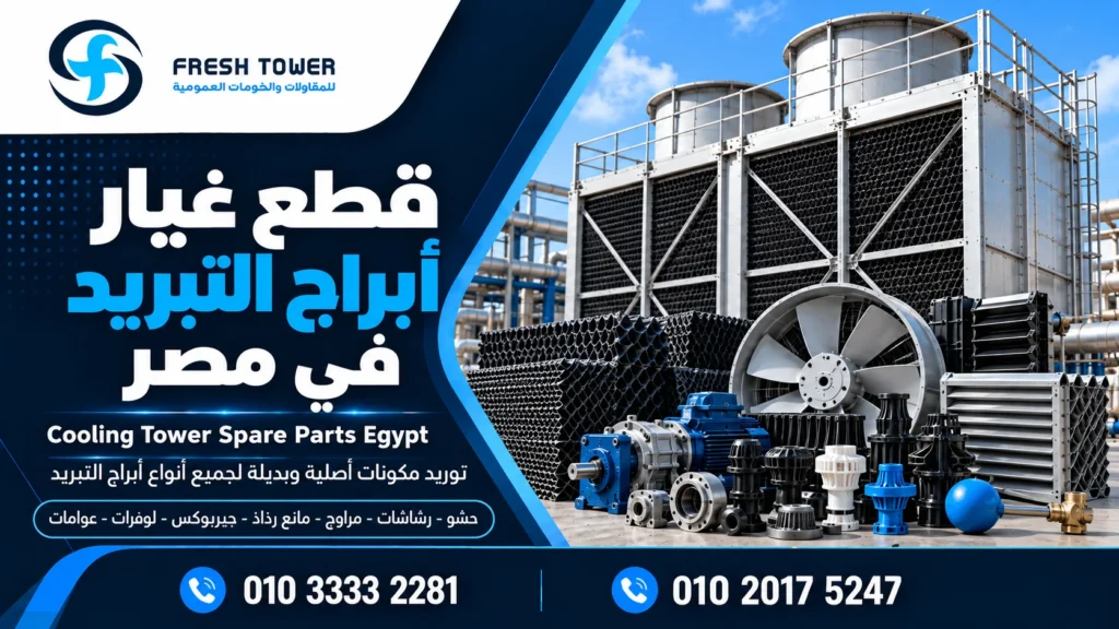 قطع غيار أبراج التبريد في مصر | Cooling Tower Spare Parts